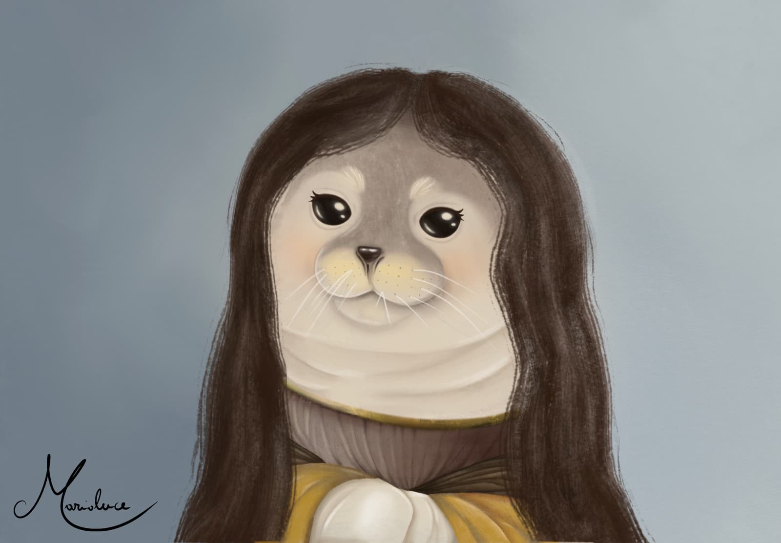 Foca Lisa - Opera originale - © Marialuce Mancuso - marialuce.art