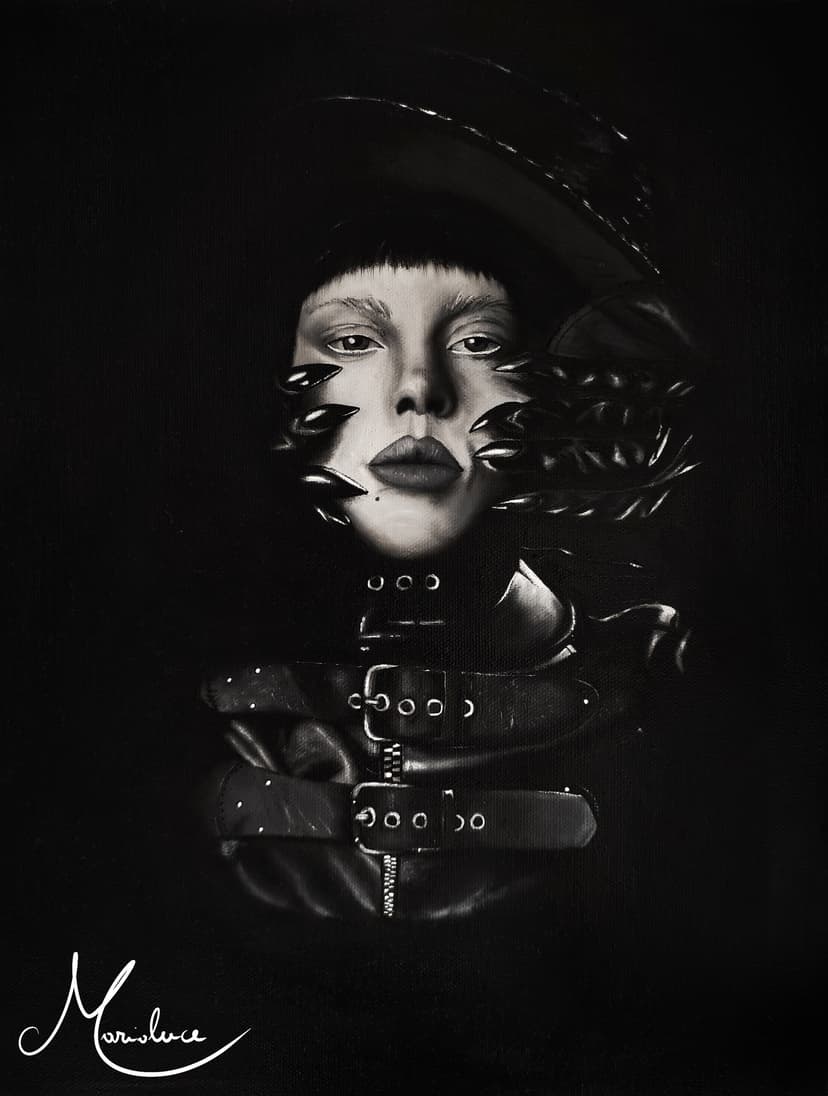 Lady Gaga - Quadro originale - Marialuce Mancuso - marialuce.art